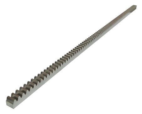 Toothed Sliding Gate Rack And Pinion Gear 1m 2m Length White Galvanized M4 M6
