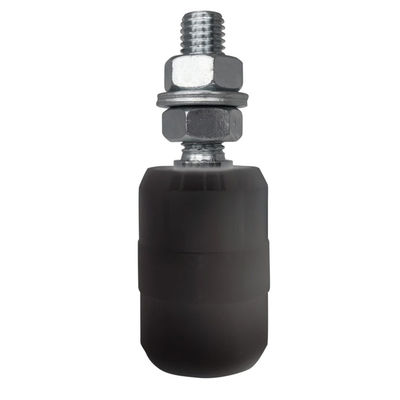 النايلون والصلب M14 انزلاق بوابة دليل الأسطوانة 40x60mm الأسود