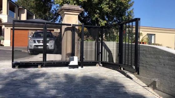 جولة الزاوية تحول بوابة انزلاق مسار منحني سكة الباب