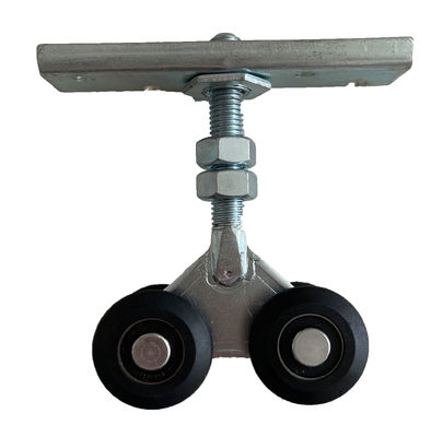 25mm انزلاق الباب العلوي الأسطوانة قوس 2 أو 4 عجلة 3m 100kg تحميل