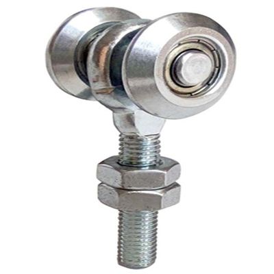 0.98 &quot;25mm انزلاق بوابة شماعات الأسطوانة مع محامل عجلتين