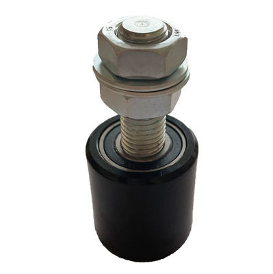 50mm الأسود انزلاق المتداول بوابة دليل الرول 3 &quot;6&quot; بولي كلوريد الفينيل البلاستيك النايلون تحمل