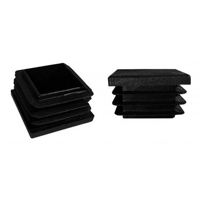 4x4 &quot;2 In. X 2 In. Black Plastic Square Post Cap 4&quot; 2 &quot;Aluminium Fence Post Caps