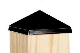 100mm 4x6 8x8 Fence Corner Post Cap for 4x4 6x6 7x7 Silver Pyramid Pillar Cover