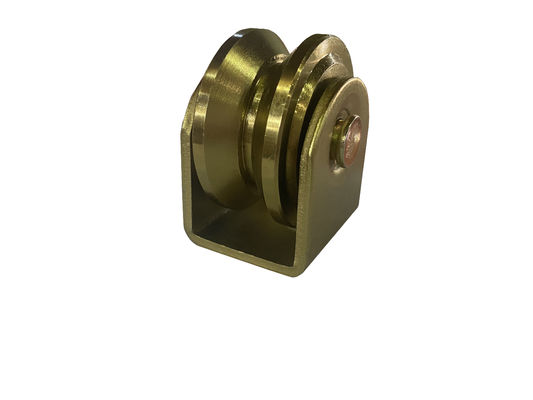 43mm 58mm 60mm انزلاق بوابة عجلة محامل مزدوجة الثقيلة Y الأخدود الخارجية