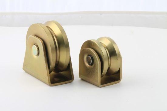 43mm 58mm 60mm انزلاق بوابة عجلة محامل مزدوجة الثقيلة Y الأخدود الخارجية