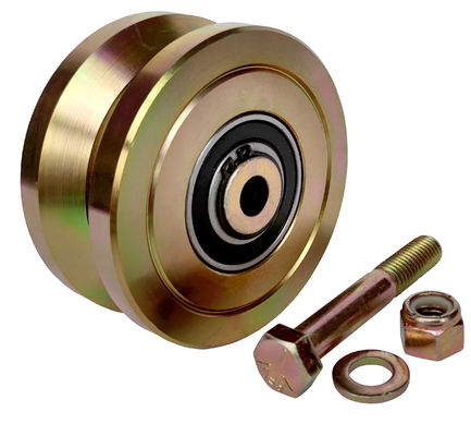 3 &quot;4&quot; 6 &quot;عجلة بوابة V-Groove لمسارات البوابة المنزلقة على شكل حرف V الصلب الصلب 3000 رطل 5000 رطل