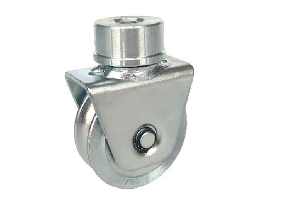 76.2mm 3 &quot;عجلة بوابة الانزلاق U الأخدود 360 درجة الدورية العالمي مع المحامل