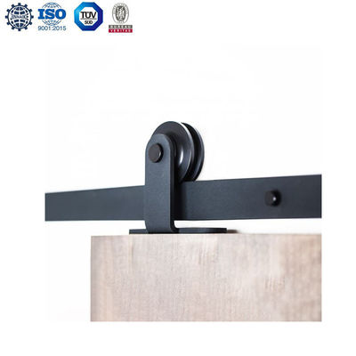 6.6ft Bypass Barn Gate Hardware معلقة أعلى مسار باب الحظيرة وبكرات
