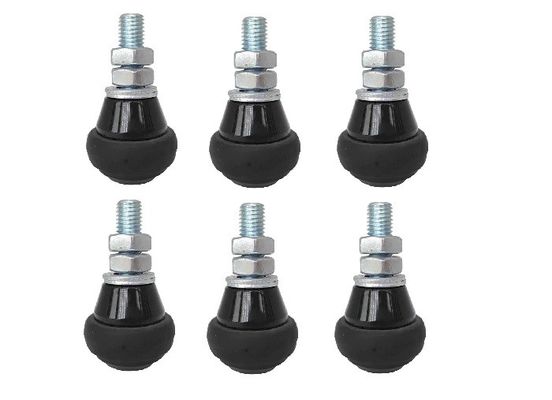 43x38mm انزلاق بوابة دليل بكرات 6 `` X 2 '' 3 &quot;8&quot; نايلون انزلاق بوابة عجلات مطاطية