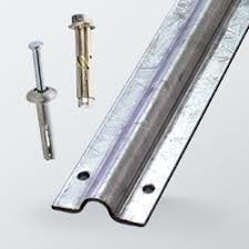 60mm V U Groove Gate Tracks انزلاق الباب شنقا السكك الحديدية للظهر من الباب