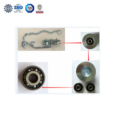 حديد 235 Banana Farm Trolley Roller سطح مطلي بالزنك