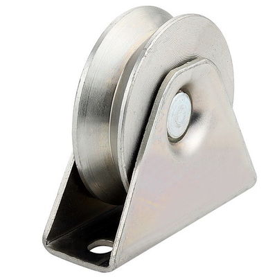 الصلب V Groove Sliding Gate Wheel Q235 معدن 38 مم - 200 مم