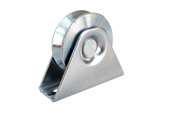 الصلب V Groove Sliding Gate Wheel Q235 معدن 38 مم - 200 مم