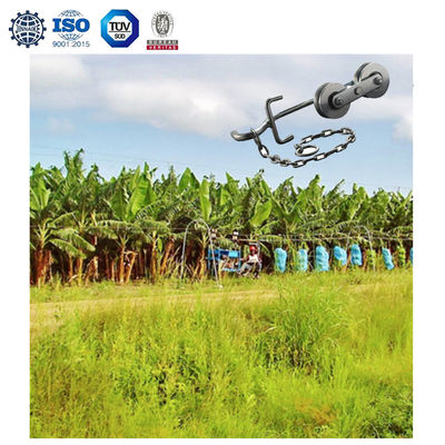 كبل حديد Q235 عبر Para Banano فضي أو أصفر اللون
